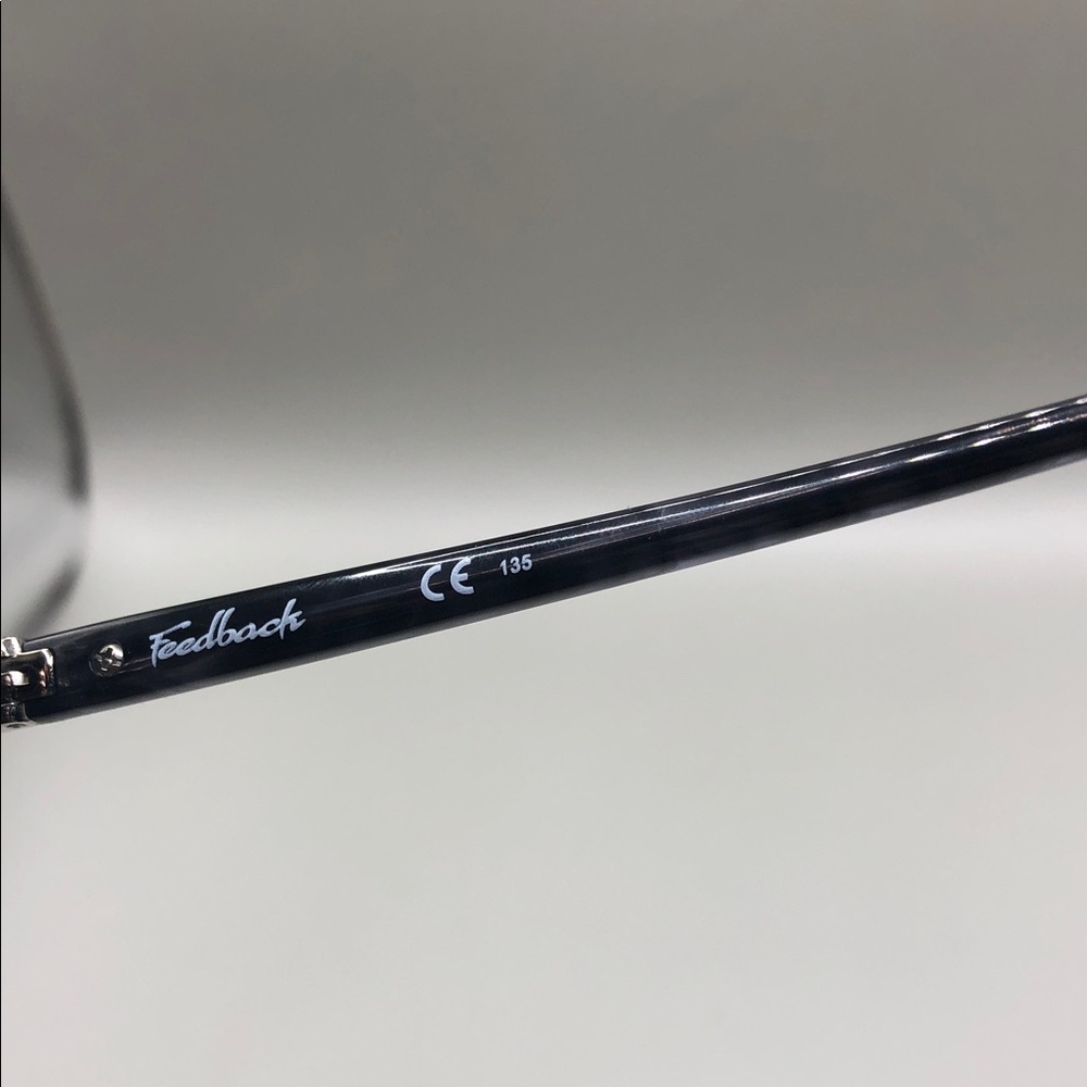 OAKLEY FEEDBACK AVIATOR POLISHED CHROME PRIZM SAPPHIRE POLARIZED LENSES OO4079 - Picture 8 of 9